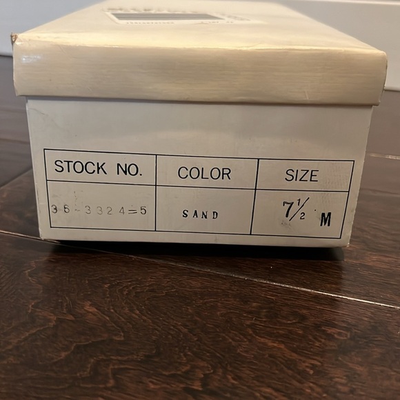 Hush puppies sand loafer flats vintage NWT 7.5 - Picture 9 of 10